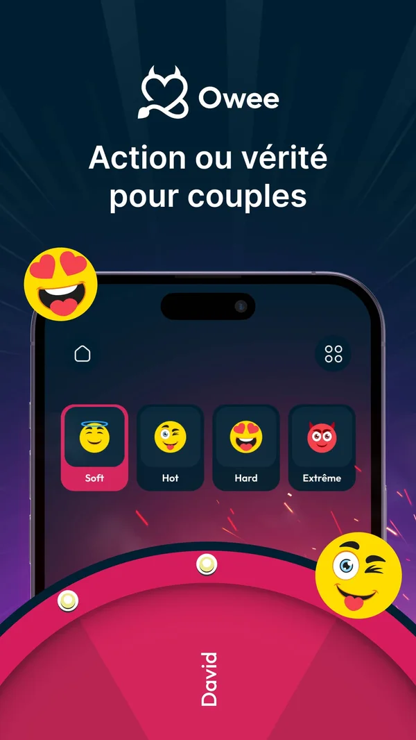 L'accueil d'Owee sur l'App Store