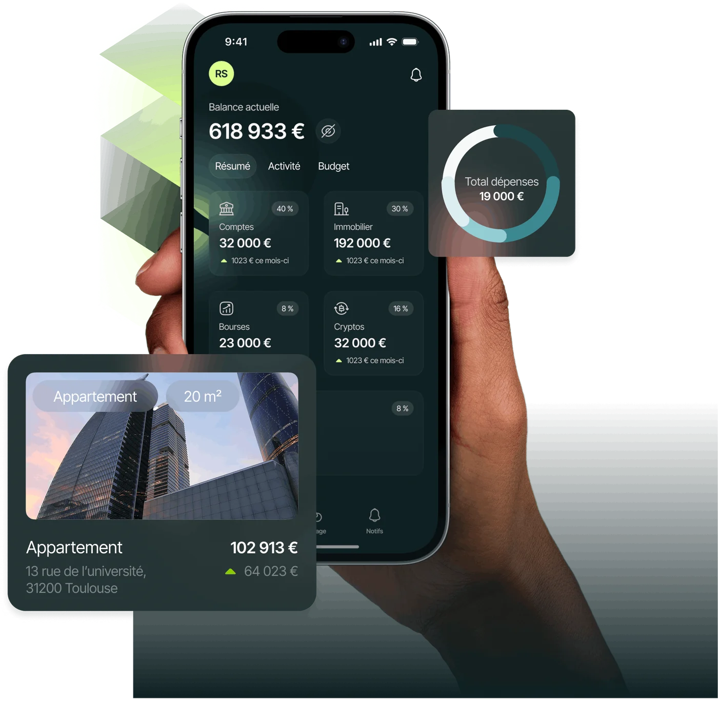 L'application Treeview sur mobile